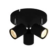 Lubinis šviestuvas Okko Šviestuvas nukreipiamasis Safi GU13014D-3R BLK, 15 W, GU10