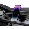 Magnetic MagSafe Automobilinis laikiklis Wireless Charging 15W for Vent Car Tech-Protect mm15W-V1 juodos spalvos