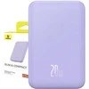 Magnetinis Mini Powerbank Baseus 5000mAh 20W (violetinė)