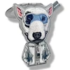 Magnetic pendant Nimmy Cool&Cute 2.0 Dog pilkos spalvos
