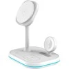 Magnetinis belaidis įkroviklis MagSafe 15W 3in1 Tech-Protect QI15W-A27 baltos spalvos
