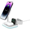 Magnetinis belaidis įkroviklis MagSafe 15W 3in1 Tech-Protect QI15W-A27 baltos spalvos