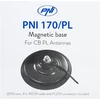 Magnetinis pagrindas PNI 170/PL 170 mm, plonas, su 4m kabeliu ir PL259 jungtimi