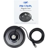 Magnetinis pagrindas PNI 170/PL 170 mm, plonas, su 4m kabeliu ir PL259 jungtimi