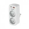 MAITINIMO ADAPTERIS 4-in-1, 2 LIZDAI, USB-C 20W PD, USB-A 18W QC
