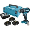 MAKITA AKUMULIATORINIS GRĘŽTUVAS-SUKTUVAS 18V DDF484RTE 54/30Nm 3×5,0Ah BL