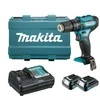 Makita HP333DWAE Akumuliatorinis smūginis gręžtuvas 12V MAX, 2x 2,0 Ah Li-ion 30/14 Nm, 1,1kg, 10mm