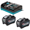MAKITA MAITINIMO RINKINYS 40V 2×5,0Ah XGT (BL4050Fx2+DC40RA)