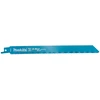 Makita Bi-Metal tiesinio pjūklo pjūkleliai metalui, 225 mm (10+12+14 TPI), 5 vnt. E-26294 Ašmenys skirti šioms medžiagoms: plienas, nerūdijantis plienas