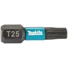 Makita Sukimo antgalis , T25X25mm, 25vnt. IMPACT Juodas E-12398