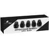 Malatec Office chair wheels - 5 pcs - juodas