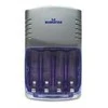 Manhattan Fast Baterija Charger, AA+AAA, Two-Hour Cycle, Holds Up to Four Batteries, komplekte 4 x 2300mAh akumuliatoriai, 419086
