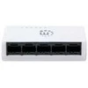 Šakotuvas „Manhattan Fast Ethernet“ biuro jungiklis, 5 prievadų, kompaktiškas, plastikinis, 560672