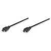 MANHATTAN HDMI kabelis, 7,5 m, HDMI kištukas su kištuku, ekranuotas, Juodas, 308441
