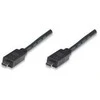 Manhattan Micro HDMI Male to Micro HDMI Male, Shielded, Juodas, 1.0m, Juodas, 326636