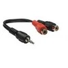 Manhattan RCA Socket to Mini 1/8″ Plug (minijack), 0.1m, 336505