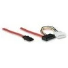 Manhattan Slimline 7+6 Pin SATA Male / 7 Pin SATA Male / 4 Pin 5 V , 308137
