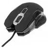 Manhattan su laidu optinė žaidimų pelė USB, Six Button su Scroll Wheel, Adjustable DPI, LED apšvietimas, juodos spalvos, 179164