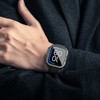 AmazingThing Titan Pro Metal dėklas skirtas Apple Watch 11 46mm Aluminum - juodos spalvos