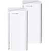 Maršrutizatorius Tenda MX21 Pro(2-pack) Trijų dažnio juostų (2,4 GHz / 5 GHz / 6 GHz) Wi-Fi 6 (802.11ax) Balta 3 Vidinis