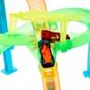 Mattel Žaislinis Hot Wheels Neon Speeders Tornado Jump Crash automobilis