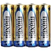 Maxell šarminės baterijos ALKALINE LR06, LR6, AA, 4 vnt., 1,5 V, plėvelėje
