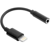 Maxlife garso adapteris MXJL-02 jack 3,5 mm – Lightning juodas