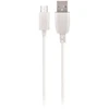 Maxlife laidas USB – microUSB 1,0 m 3A baltas