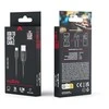 TelForceone Maxlife kabelis USB - USB-C 0,2 m 2A juodos spalvos