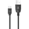 Maxlife laidas USB – USB-C 1,5 m 3A juodas