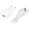 Įkroviklis buitinis Maxlife MXTC-01 USB + Type-C (1A) baltas
