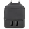 Įkroviklis buitinis Maxlife MXTC-02 su dviem USB jungtimis FastCharging (2.4A) juodas