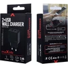 Įkroviklis buitinis Maxlife MXTC-02 su dviem USB jungtimis FastCharging (2.4A) juodas