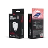 Maxlife MXTC-09-30AC GaN PD QC įkroviklis 1x USB-C 1x USB 30W baltas