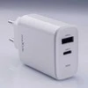 Maxlife MXTC-10-30AC PD QC įkroviklis 1x USB-C 1x USB 30W baltas