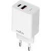 Maxlife MXTC-13-20AC PD QC įkroviklis 1x USB-C 1x USB 20W baltas