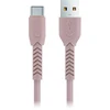 Maxlife MXUC-04 laidas USB – USB-C 1,0 m 3A rožinis