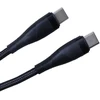 Maxlife MXUC-08 laidas USB-C – USB-C 1,0 m 100W juodas nailoninis