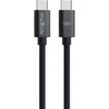 Maxlife MXUC-12 laidas USB-C – USB-C 2,0 m 100W juodas
