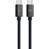 Maxlife MXUC-12 laidas USB-C – USB-C 1,0 m 60W juodas