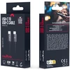 Maxlife MXUC-12 laidas USB-C – USB-C 1,0 m 60W juodas