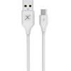Maxximus Kabelis MX SET 2.4A / TYPE-C / 1m baltos spalvos