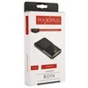 Maxximus POWERBANK MX ROTH 10 000 mAh, 2xUSB, 10W Li-Po, juodos spalvos, + kabelis micro USB