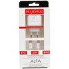 Maxximus Tinklo įkroviklis MX ALFA 20W PD+QC, USB-A+C + kabelis C/C 20W PD, baltos spalvos