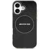 Mercedes AMG dviejų sluoksnių permatomas smocked MagSafe dėklas iPhone 17, juodos spalvos