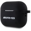 AMG AMAP2RBK AirPods Pro 2 (2022/2023) dėklas juodos spalvos Silicone with baltos spalvos Logo