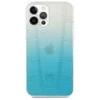 Mercedes Benz Apple iPhone 12 Pro Max Mercedes dėklas Transparent Line (MEHCP12LCLGBL) mėlynos spalvos