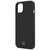 Mercedes Benz Apple iPhone 13 Mini Mercedes dėklas silikoninis Line (MEHCP13SSILBK) juodos spalvos