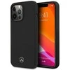 Mercedes Benz Apple iPhone 13 Pro Mercedes silikoninis dėklas MagSafe (MEHMP13LSILBK) juodos spalvos