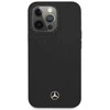Mercedes Benz Apple iPhone 13 Pro Mercedes silikoninis dėklas MagSafe (MEHMP13LSILBK) juodos spalvos